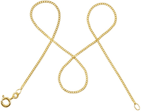 Panzerkette 333er Gold 8 Karat – Feine Goldkette Damen, 1,4mm 4